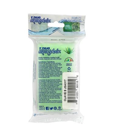 T. Taio Aloe Vera Soap-Sponge 4.2 oz - Moisturizing Skin Care & Natural Cleanser - Buy Online on GoSupps.com
