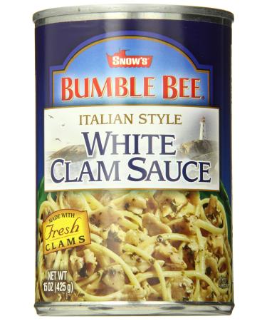 Snow's Italian Style White Clam Sauce, 15 oz (Case of 12) - Authentic Italian Clam Sauce - Made with Fresh Clams, Garlic & Spices - MSC Certified - Buy Online on GoSupps.com