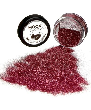 Biodegradable Pink Eco Glitter Shaker by Moon Glitter - 5g | Cosmetic Bio Festival Makeup for Face, Body, Nails, Hair & Lips - Buy Online on GoSupps.com