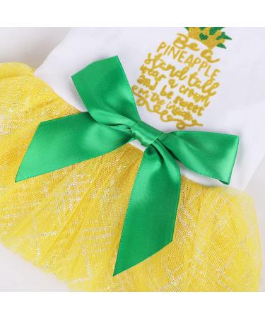 Summer Mesh Dog Dress for Small Dogs - Cute Princess Outfit for Yorkies Chihuahuas & Teacup Puppies - Perfect Dog Birthday Clothes in Medium Yellow - Buy Online on GoSupps.com