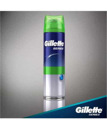 Gillette TGS Series Shave Gel Sensitive 7 Oz - Soothing Formula for Gentle Shaving - Buy Online on GoSupps.com