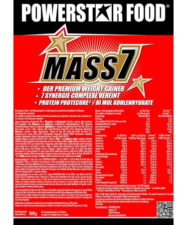Weight Gainer for Mass Phase - 7-Stage Protein Shake for Lean Muscle & Fast Gains - 1610g Vanilla - Made in Germany - Buy Online on GoSupps.com