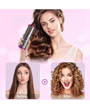 Wireless Rechargeable Automatic Hair Curler with 6 Temps & Timer - Grey - Buy Online on GoSupps.com