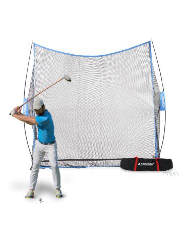 Rukket Haack Golf Net | Practice Driving Indoor and Outdoor | Golfing at Home Swing Training Aids | by SEC Coach Chris Haack | Choose from 10x7 Hitting Net, 7x7 Hitting Net, or Protection Side Nets 7x7ft Golf Net