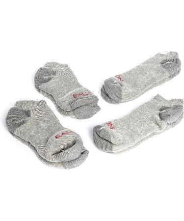 Ballston Lightweight Merino Wool Low Hiking Socks - 4 Pairs (Small, Lunar Gray) | All Season for Men and Women - Buy Online on GoSupps.com