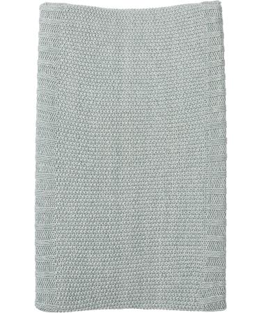 Meyco 100% Cotton Knitted 2-Wedge Changing Mat Cover 45 x 70 cm, Stone Green Relief Design - Buy Online on GoSupps.com