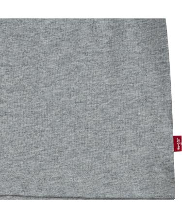 Levi's Kids LVB S/S Batwing Tee - Baby Boys 6 Months - Grey Heather - Buy Online on GoSupps.com