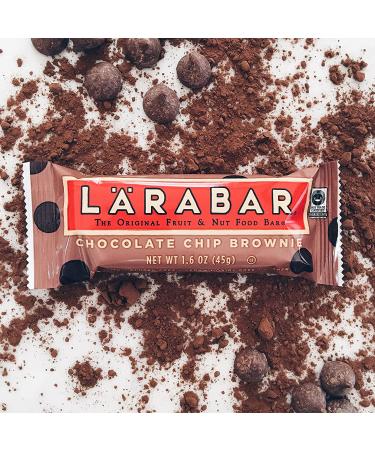 Larabar Chocolate Chip Brownie - Gluten Free Vegan Fruit & Nut Bar (16 ct, 1.6 oz) - Buy Online on GoSupps.com