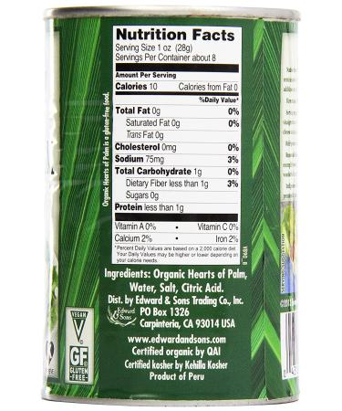 Native Forest  Organic Hearts of Palm  14 oz - Buy Online on GoSupps.com