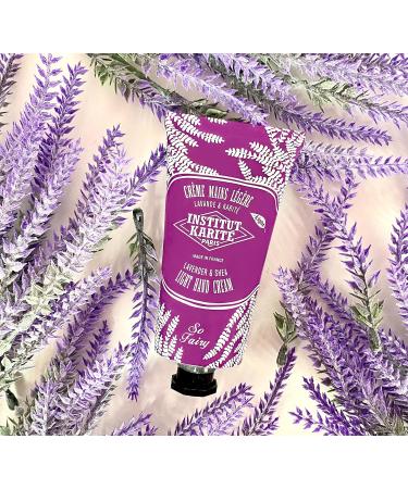 Institut Karit Paris Lavender Hand & Nail Cream 75ml - Moisturizing & Restorative Formula for All Skin Types - International Shipping Available - Buy Online on GoSupps.com