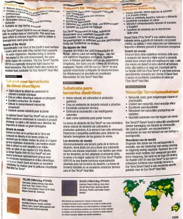 Exo Terra Desert Sand 4.5 Kg Red - Natural Substrate for Reptiles - Buy Online on GoSupps.com