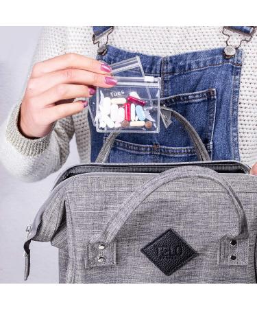 Reusable Pill Pouches with Slide Lock | 14 Count Monday-Sunday Pill Bags | EVA Plastic for Vitamins & Medicines - Buy Online on GoSupps.com
