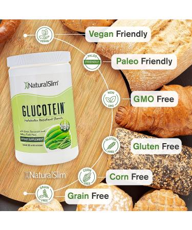NaturalSlim Resistant Starch - Organic Green Banana Flour & Pea Starch Blend for Gut Health - Non-GMO, Gluten-Free Metabolism & Prebiotic Fiber Powder - 16 Servings - Buy Online on GoSupps.com