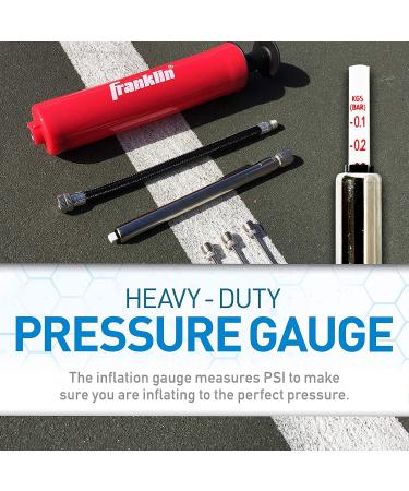 Franklin Sports Ball Pump Kit - Handy 7.4 Pump with Needle, Gauge, and Carry Bag for Basketball, Soccer Balls, and More - Buy Online on GoSupps.com