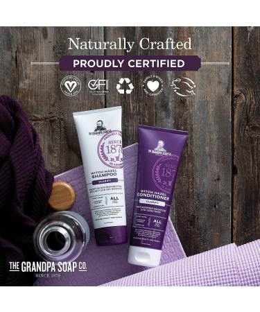 Shop The Grandpa Soap Co. Witch Hazel Conditioner 8 fl oz | Clarify & Refresh Hair - Buy Online on GoSupps.com