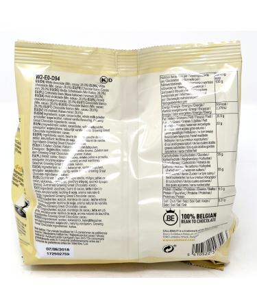 Callebaut 4 x 400g Bundle - Belgian Dark Milk & White Chocolate Couverture (Callets) - Buy Online on GoSupps.com
