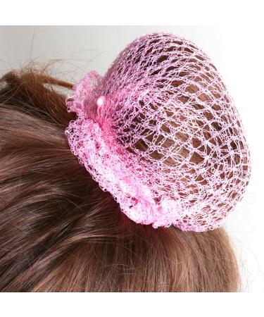2x Heavy Duty Pink Slumber Hair Net - Elasticated Mesh Sleep In Net - Buy Online on GoSupps.com