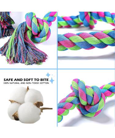 Aitmexcn Dog Toy Rope for Large Dogs | Extra Large Dental Chew Toys | 5 Knots Cotton Toy for Aggressive Chewers | XXL Dog Toys for Healthy Teeth - Buy Online on GoSupps.com