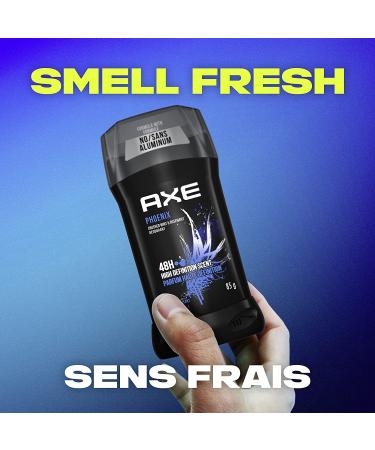 AXE Phoenix Crushed Mint & Rosemary Deodorant for Men 3oz (Pack of 4) | 48H Odor Protection | Aluminum-Free - Buy Online on GoSupps.com