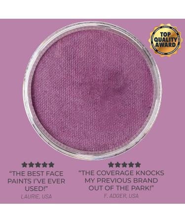Blue Squid PRO Metallic Purple Face Paint - 30gm Single Cake Professional Makeup for Adults & Kids - Water Activated Halloween SFX Painting - Buy Online on GoSupps.com