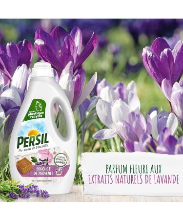 Persil Bouquet de Provence Liquid Laundry Detergent - 80 Washes Fragrance with Natural Lavender Extracts and Marseille Soap  - Buy Online on GoSupps.com