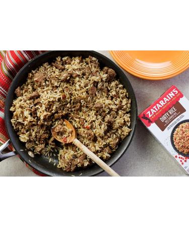 Zatarain's Dirty Rice 8 oz (Pack of 12) - Authentic Cajun Flavor in Bulk Pack for Convenience - Buy Online on GoSupps.com