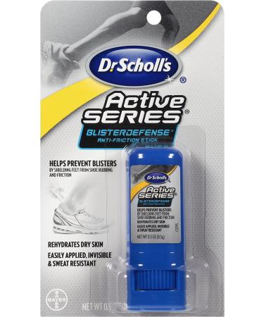Dr. Scholl's Blister Defense Stick 0.3oz (Pack of 4) - Prevent Blisters with this Protective Stick - Buy Online on GoSupps.com