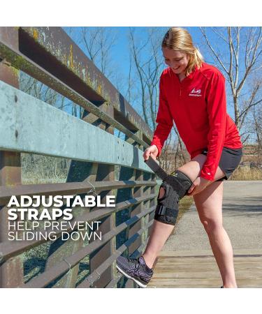 BraceAbility Patella Stabilizing Knee Brace for Chondromalacia & Patellofemoral Pain - U-Shaped Support for Tendonitis Torn Meniscus & Arthritis (Sizes Available - Buy Online on GoSupps.com