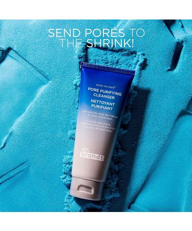 Dr. Brandt Pores No More Pore Purifying Cleanser 3.5 fl oz - Salicylic Acid & Tea Tree Oil Formula for Clear Skin - Buy Online on GoSupps.com