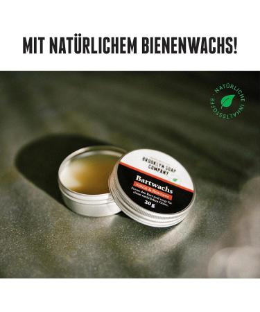 Brooklyn Soap Company Bartwachs 20g - Beard Balm for All Beard Lengths | Strong Hold & Light Shine - Buy Online on GoSupps.com