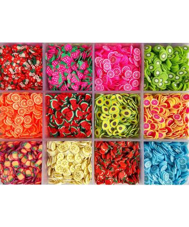 17800Pcs Fruit Nail Art Slices - Colorful Polymer Clay Fruit Slice DIY Supplies (24 Styles) - Buy Online on GoSupps.com