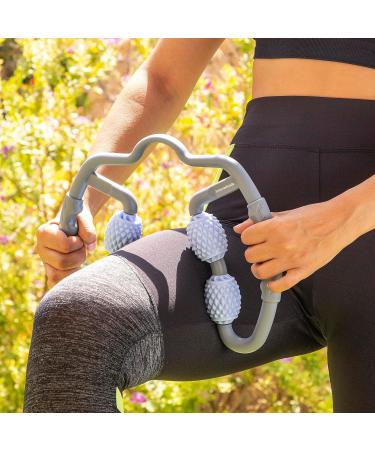 Buy Innovagoods Multifunctional Muscle Self-Massage Device - 4 Pressure Point Rolls for Sports & Fitness - Flexible Design - Gray - Buy Online on GoSupps.com