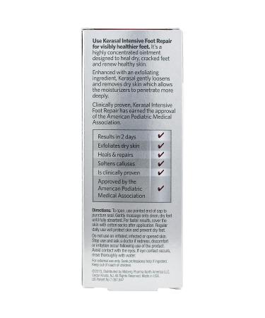 Kerasal Exfoliating Moisturizing Foot Ointment 30g - Soften and Smooth Rough Feet - Buy Online on GoSupps.com