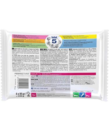 Premium Wet Cat Food for Sterilized Adults - Salmon & White Fish 52 Fresh Bags (13 Packs of 4 x 85g) - Balanced Nutrition in Sauce - Buy Online on GoSupps.com