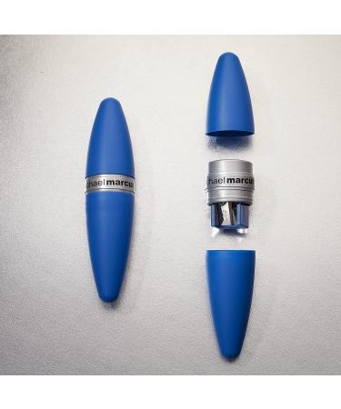 Michael Marcus 3-in-1 Cosmetic Makeup Pencil Sharpener - Travel Friendly & Easy to Clean - Blue - Buy Online on GoSupps.com