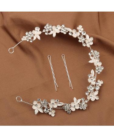 MRAKPLGE Rhinestone Bridal Hair Vine Headband - Wedding Headpiece for Brides & Bridesmaids - Buy Online on GoSupps.com