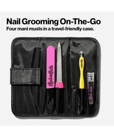 Revlon x Barbie Manicure Essentials Kit - 4 Piece Stainless Steel Beauty Set with Travel Case - Buy Online on GoSupps.com