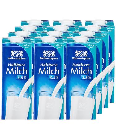 Weihenstephan Long-life Milk Lactose-free 3.5% pack of 12 (12 x 1L)