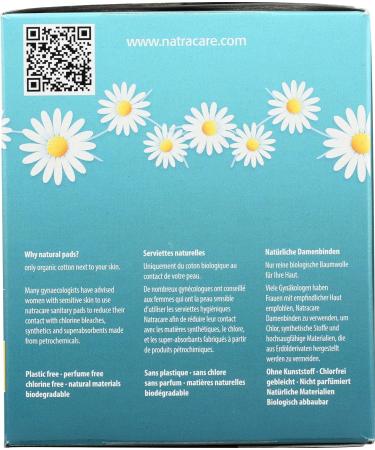 Natracare Ultra Pads with Wings - 14 Count - Buy Online on GoSupps.com
