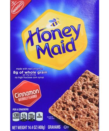 Nabisco, Honey Maid, Graham Crackers, Cinnamon, 14.4oz Box (Pack of 3)