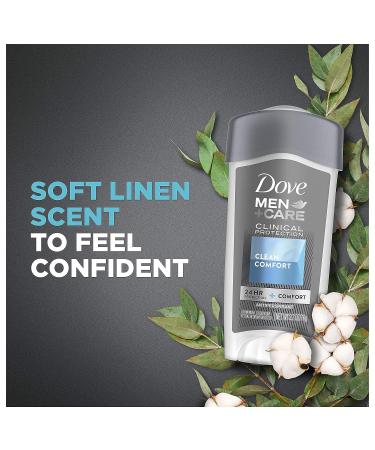 Dove Men + Care Clinical Protection Antiperspirant 72-Hour Sweat And Odor Protection XL Clean Comfort 2.7oz - Pack of 1 - Buy Online on GoSupps.com