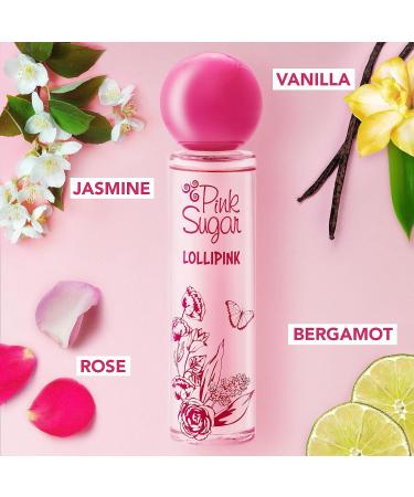 Pink Sugar Lollipink Eau De Toilette Perfume for Women Fruity Floral Scent Sweet Notes of Apple Rose and Vanilla Feminine Sophisticated Long Lasting 3.4 Fl Oz - Buy Online on GoSupps.com
