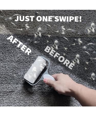 Extra Sticky Lint Roller for Animal Hair - 300 Sheets 2 Handles & 5 Refills | Ideal for Clothing Furniture & Carpet - Buy Online on GoSupps.com