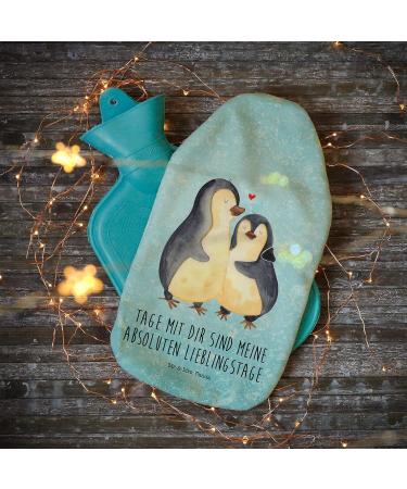 Mr. & Mrs. Panda Penguin Hug Heat Bottle Cover - Ideal Gift for Weddings & Anniversaries | Grain Pillow & Heat Cushion for Couples - Buy Online on GoSupps.com