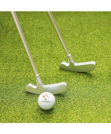 FUNGREEN 2PCS/Pack Two-Way Golf Putter for Right or Left-Handed Golfers - Foldable Alloy Rod Head, 34 Length, Red and Blue - Buy Online on GoSupps.com