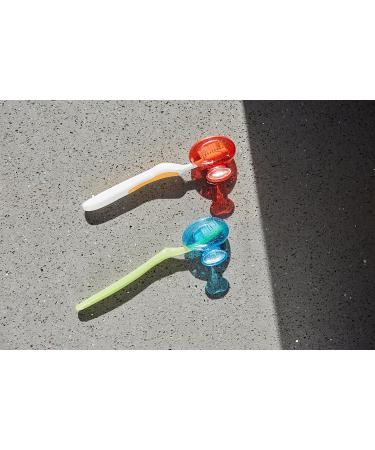 Steripod Kids Toothbrush Protector 2-Pack Red & Blue Glitter Pods - Buy Online on GoSupps.com