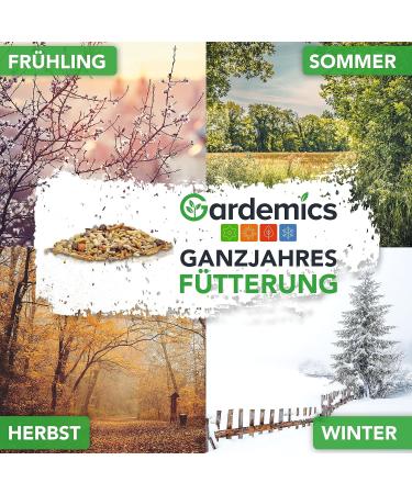 Gardemics Premium Bird Feed with Mealworms - Year-Round Wild Bird Protein 10 kg for Garden Biodiversity - Buy Online on GoSupps.com