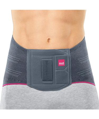 Medi Lumbamed Basic Back Orthosis for Men - Silver Size V | Stabilize Your Lumbar Spine - Buy Online on GoSupps.com