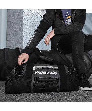 Hayabusa Ryoko Mesh Gear Bag - Black/Grey 70L - Top-Quality Gear Bag for Athletes - Buy Online on GoSupps.com