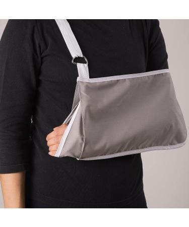 DMI Arm Sling with Shoulder & Elbow Support - Adjustable, Right or Left Side, Adult Size - Buy Online on GoSupps.com
